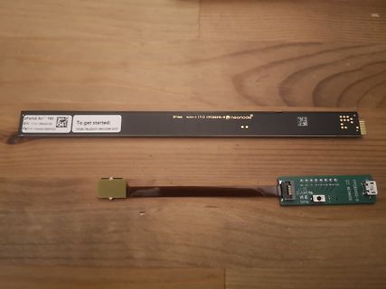 Neonode Forté Air 180 Flachbandkabel und Platine