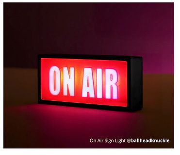 Leuchtendes On Air Schild