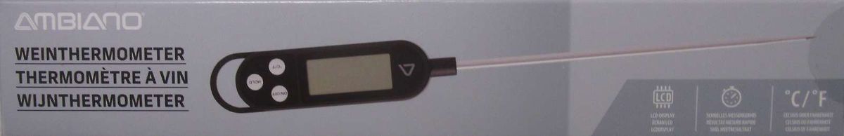 Verpackung eines Weinthermometers