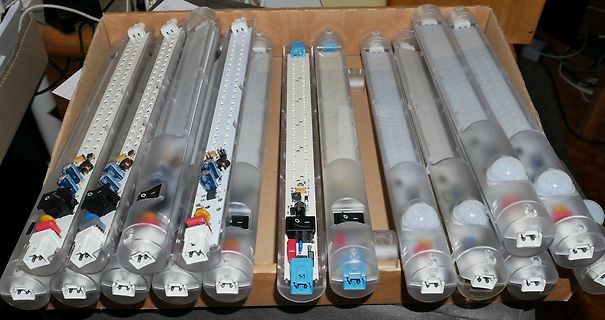 LED-Streifen in Kunststoffröhren