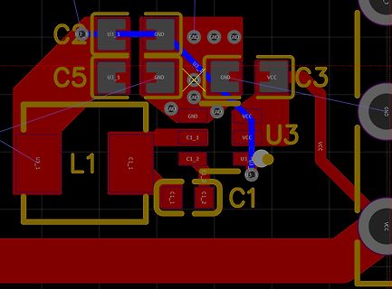 PCB-Layout einer Leiterplatte