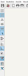 Menüleiste einer CAD-Software