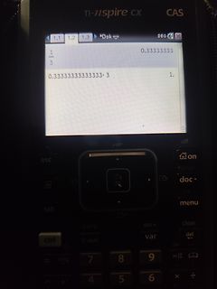 TI-Nspire CX CAS Taschenrechner Display
