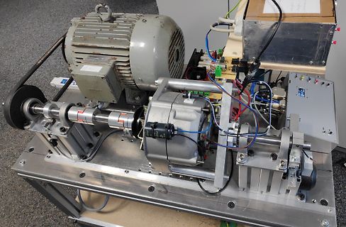 Elektromotor und Generator Prüfstand Aufbau