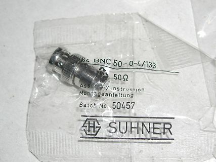 BNC-Stecker in Plastikverpackung