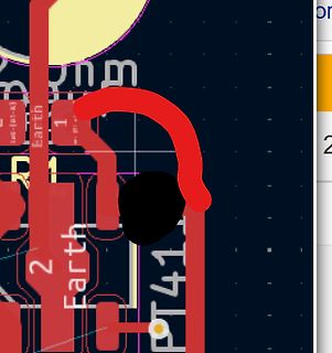 Ausschnitt eines PCB-Layouts