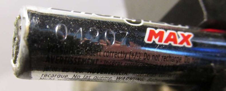 Nahaufnahme einer Batterie