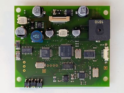Leiterplatte mit elektronischen Bauteilen
