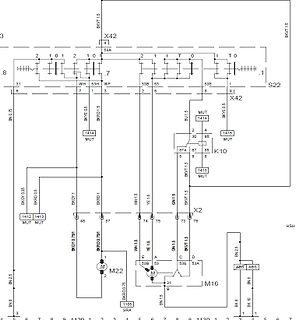 Schaltplan einer elektronischen Schaltung