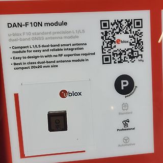 Werbeplakat für u-blox DAN-F10N GNSS Modul