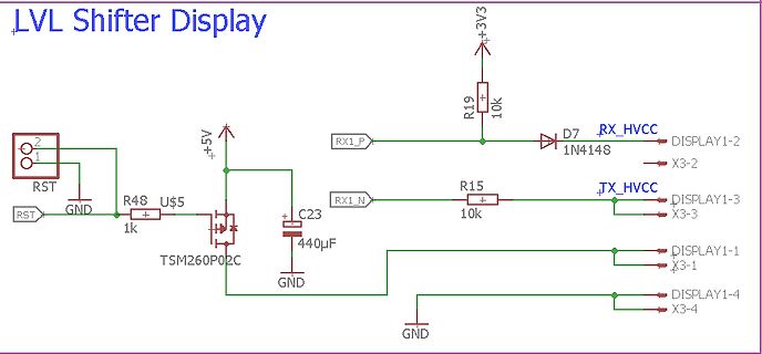 Schaltplan eines Level Shifters