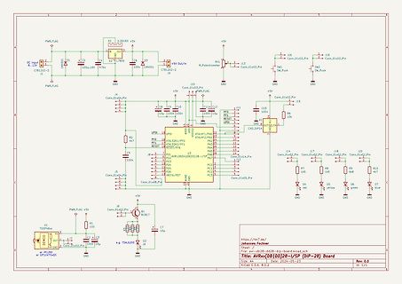 Schaltplan einer Elektronikschaltung
