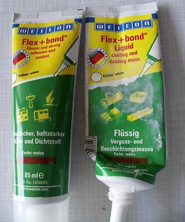 Zwei Tuben Weicon Flex+bond Klebstoff und Dichtstoff