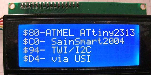 LCD-Display mit Textanzeige