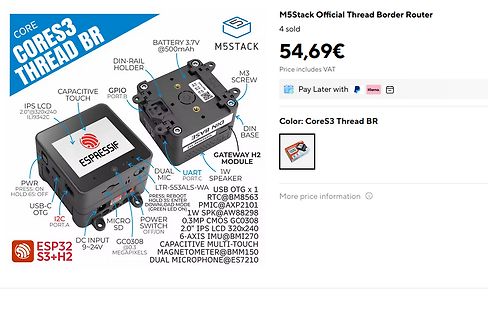 Produktseite M5Stack Official Thread Border Router