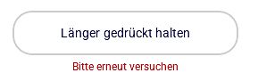 Fehlermeldung auf einem Display