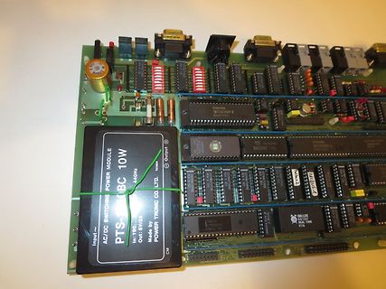 Bestückte Leiterplatte mit Netzteilmodul