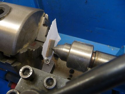 Werkstück in einer Drehmaschine
