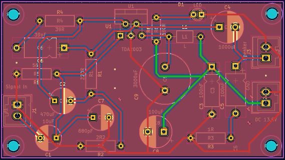 PCB-Layout einer Leiterplatte