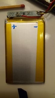 Lithium-Polymer Akku mit Schutzschaltung