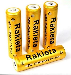 Goldene Rakieta 18650 Akkus