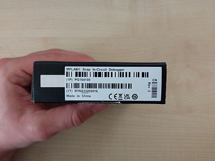 Verpackung eines MPLAB Snap In-Circuit Debuggers