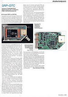 Portable SDR Leiterplatte und Display
