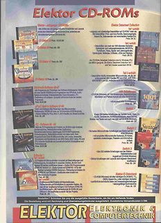 Werbeblatt für Ektor CD-ROMs und Datasheets