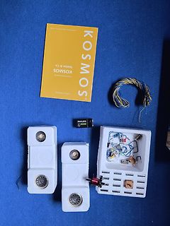 Kosmos Experimentierkasten mit Bauteilen und Batterie