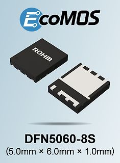 3D-Modell eines ROHM DFN5060-8S Bauteils