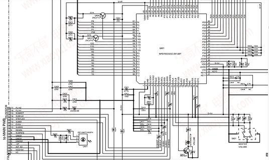 Schaltplan einer Elektronikschaltung