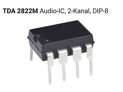 TDA 2822M Audio-IC DIP-8 Bauteil