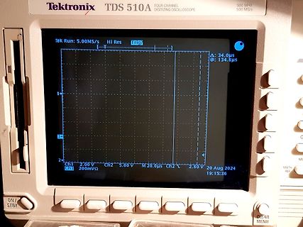 Tektronix TDS 510A Oszilloskop Display