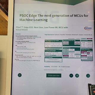 Infineon PSoC Edge Werbeplakat