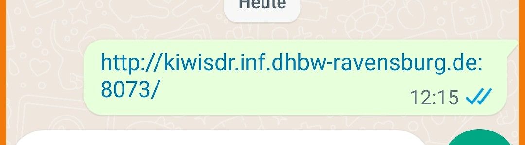 WhatsApp-Nachricht mit URL