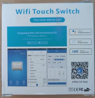 Verpackung eines Wifi Touch Switch