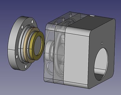 3D-CAD-Modell eines Gehäuseteils