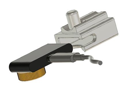 3D-CAD-Modell eines mechanischen Bauteils