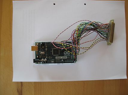 Arduino Mega 2560 R3 mit Anschlusskabeln
