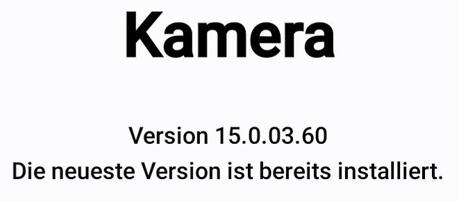 Software-Versionsanzeige