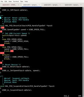 C-Code für USB-Callback-Funktionen