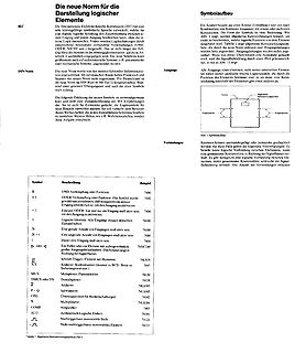 Erklärung der IEC-Logiksymbole und Tabelle