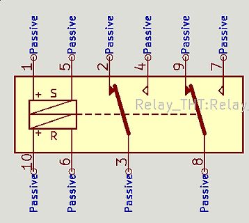 Schaltplan eines Relais-Moduls