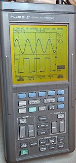Fluke 97 Scopemeter mit Sinus- und Rechtecksignal