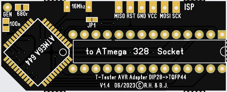 PCB-Layout eines AVR-Adapters