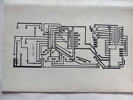 Leiterplatten-Layout einer Platine