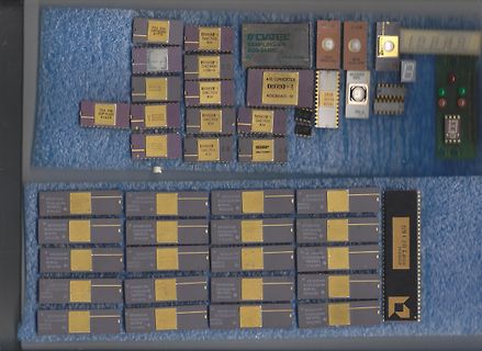 Verschiedene integrierte Schaltkreise und Speicherchips