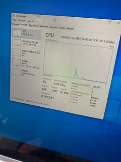 Windows Task-Manager CPU-Auslastung