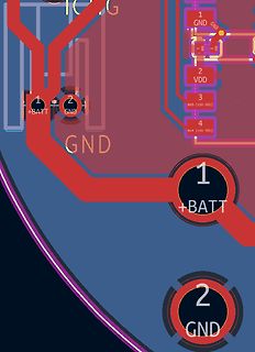 Ausschnitt eines PCB-Layouts