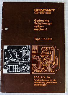 Cover eines Buches über Fotokopierlack für Leiterplatten